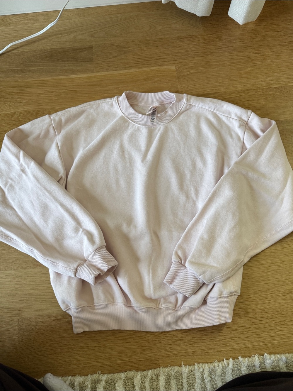 Skims cotton fleece classic crew neck
